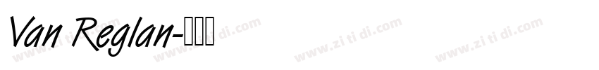 Van Reglan字体转换